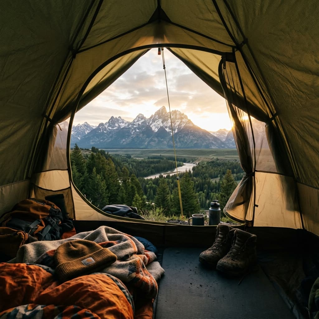 Tent view
